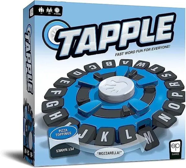 Tapple Word Game Fast-Paced Family Board Game the Quick Thinking Letter Pressing Game for Children Puzzle Learning